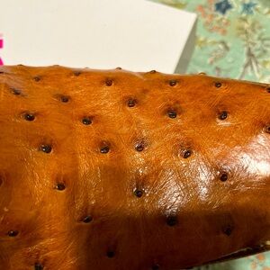 Exotic full-quill genuine ostrich skin boots